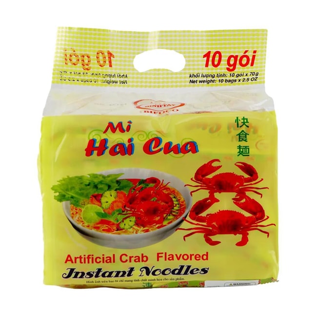 Bodhi Leaf Double Crab Flavor Instant Ramen 24.69 oz