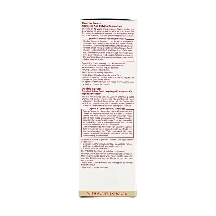 CLARINS嬌韻詩 第九代黃金雙萃精華液 經典抗老精華油 50ml 緊緻透亮 抗皺淡紋 改善熬夜暗沉【中性/混乾/乾皮首選】敏感肌適用 6