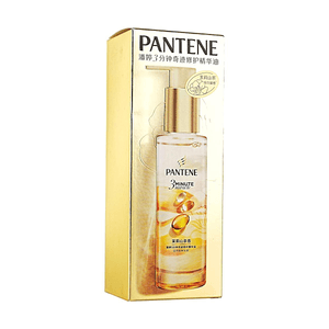 PANTENE潘婷 3分钟奇迹护发精华油 清新花茶香 柔顺亮泽修护免洗 90ml