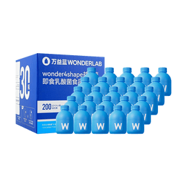 WONDERLAB万益蓝 B420益生菌粉小蓝瓶 进口高活菌200亿 30瓶装 挑战轻盈小蛮腰 曲线体重 局部管理 小基数减重 黄瓜味【嗨吃少腹担】