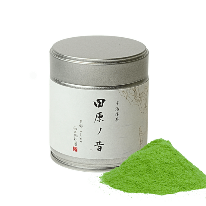【日本直邮】西出旭松园 罐装宇治抹茶粉 40g 田原の昔