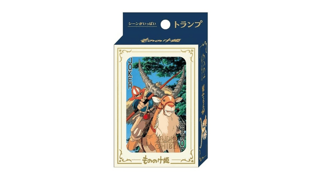 ENSKY Hayao Miyazaki Princess Mononoke series playing cards 1