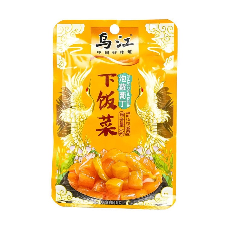 烏江 泡蘿蔔丁 輕鹽下飯菜 60g 【脆爽解膩】x4 5