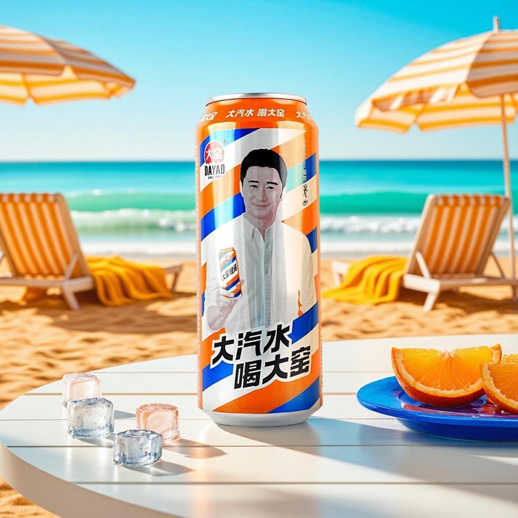 DA YAO オレンジソーダ缶、16.91液量オンス - Yami