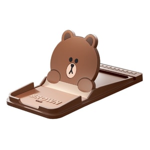 Car Phone Holder Multifunctional Center Console Car With Dashboard Brown Models