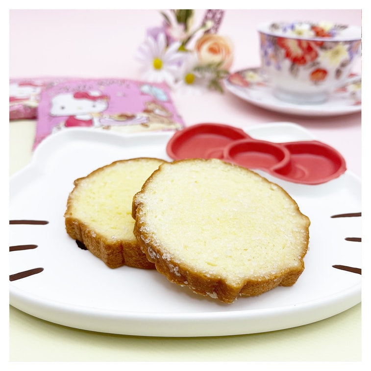 [台湾直邮]红樱花 KT法国面包脆饼(原味) 100g 8入 4