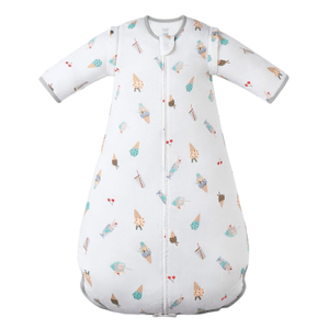 Nest Designs Baby 0.6 TOG Removable 3/4 Sleeve Sleep Bag (Bamboo) - Ice Cream Summer 6-18M