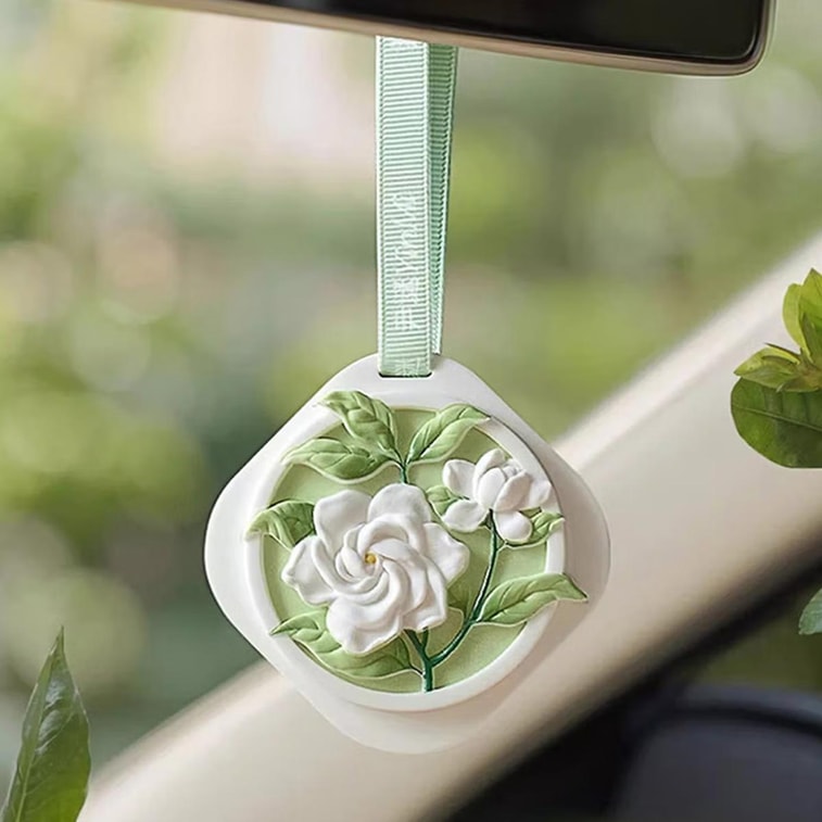 Seasonal Fragrance Tag Green Wild Gardenia Scent 4