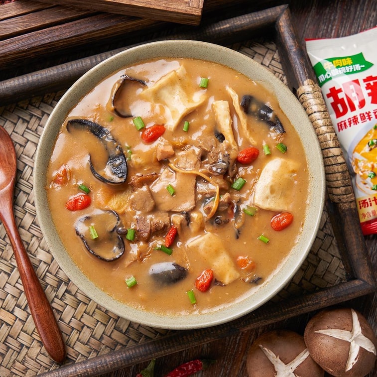 雲山半 辣湯 35g*3包 105g 河南風味胡辣湯早餐湯牛肉口味水煮速食湯料包 7