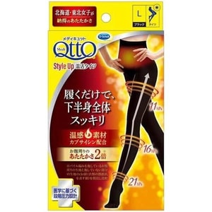 Medi QttO Osoto de Medicut Style Up Onkatsu Tights Size L 1pc