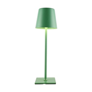American Style High Foot Table Lamp Creative Table Lamp Night Light Charging Version Green