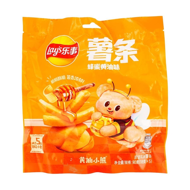 Potato Sticks Honey Butter Flavor, 3.17 oz【Butter Bear Collaboration】 12