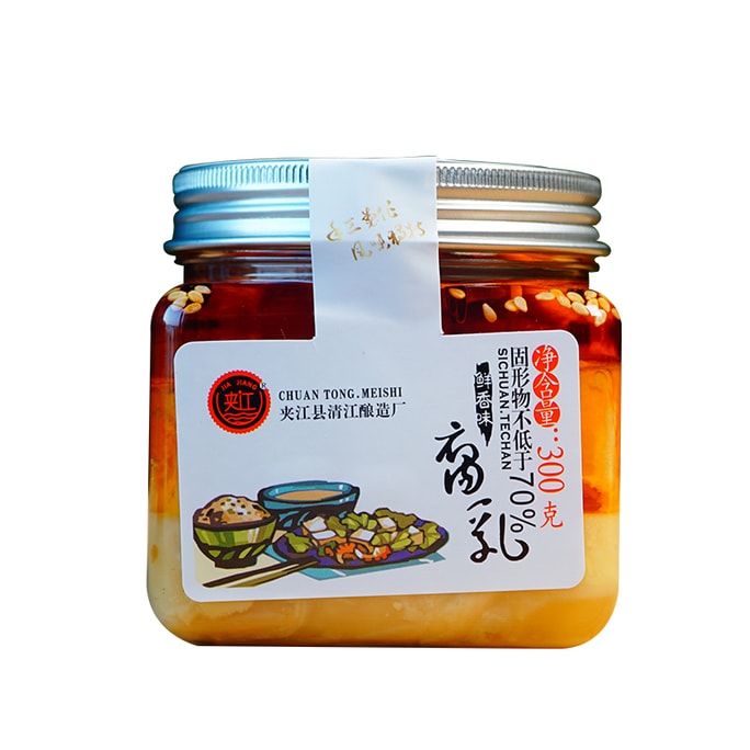 Jiajiang Fermented Bean Curd Original Flavor 300g