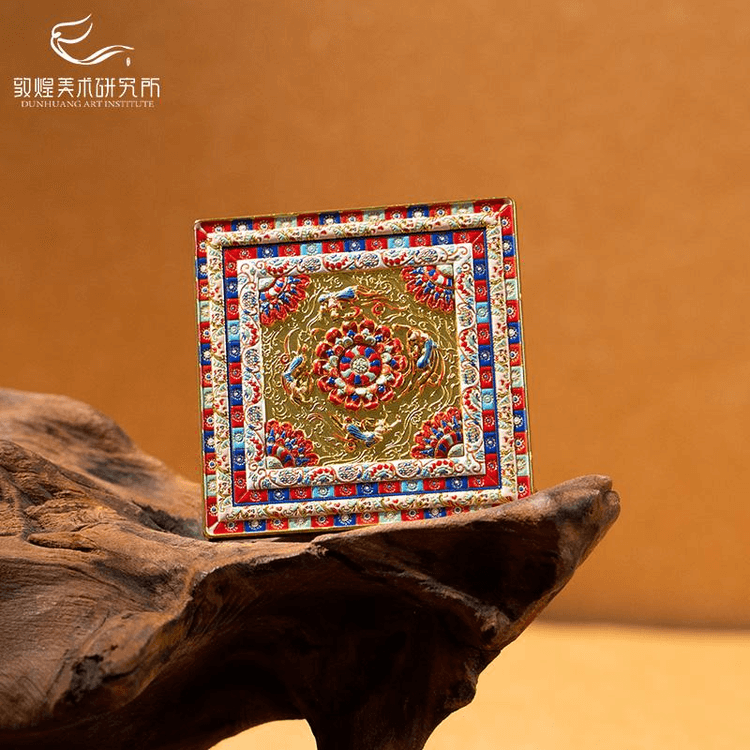 中國直郵】 中國國家博物館國家博物館國家博物館敦煌飛天蓮花藻井金屬