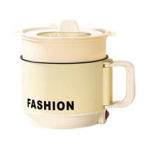 Multi-Functional Small Electric Cooker Household Hot Pot Instant Noodles - White Multi-functional Pot + Steamer 1 Set