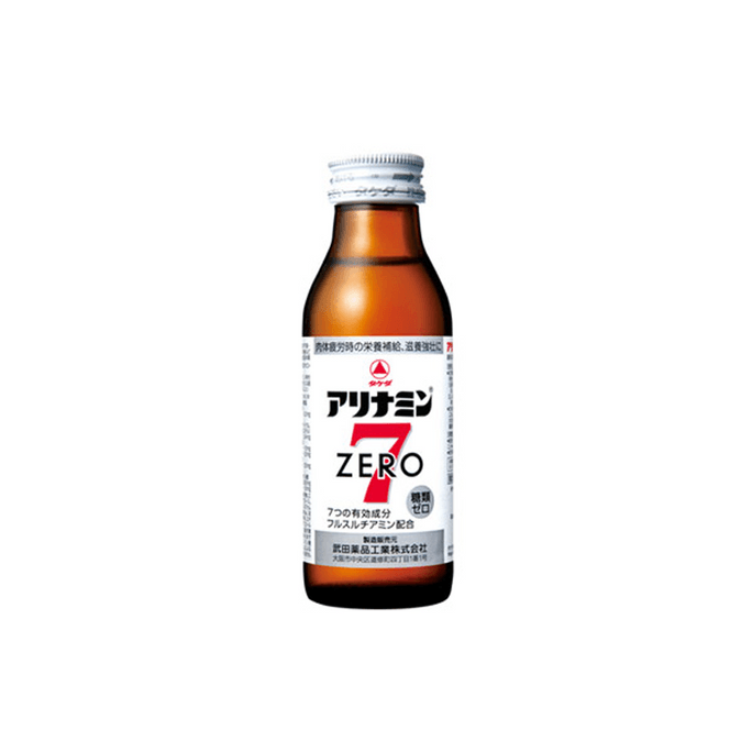 【日本直送】アリナミン製薬 ZERO7 疲労回復液 100ml