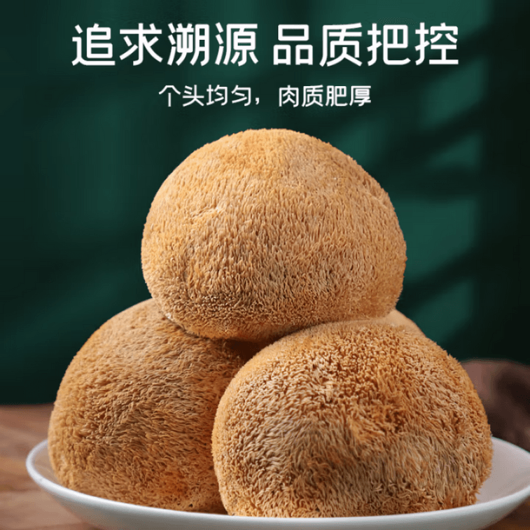 【中国直送】富昌プレミアム獅子のたてがみ茸、中国北部と南部の乾燥品、山の珍味食用菌類、ヘーゼルナッツ茸、シチューとスープの材料150g 4