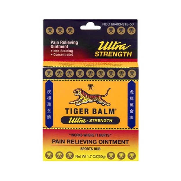 tiger balm虎标 超高强度肌肉酸止痛膏 50g