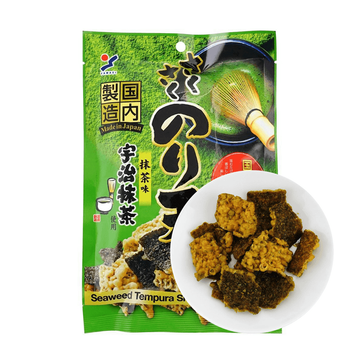 YAMAEI Seaweed Tempura Matcha Flavor 1.05 oz - Yami.com