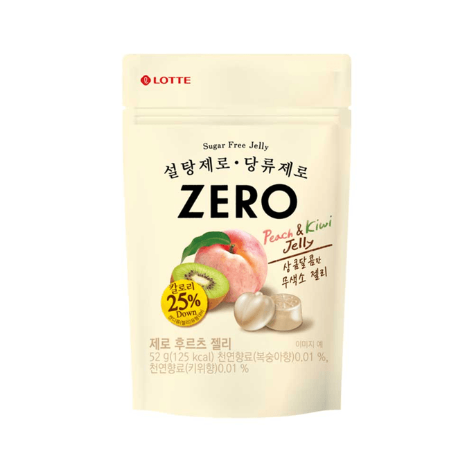 Lotte Zero Fruit Jelly (Sugar Free) 52g