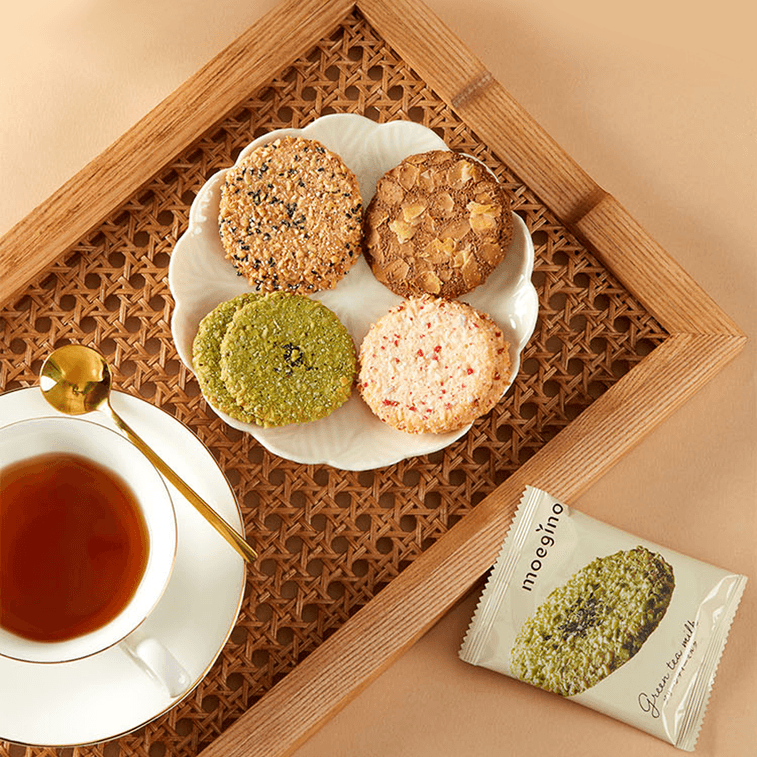 日本TIVOLIN TIVON Moegino香脆餅乾 32塊裝 153g 10