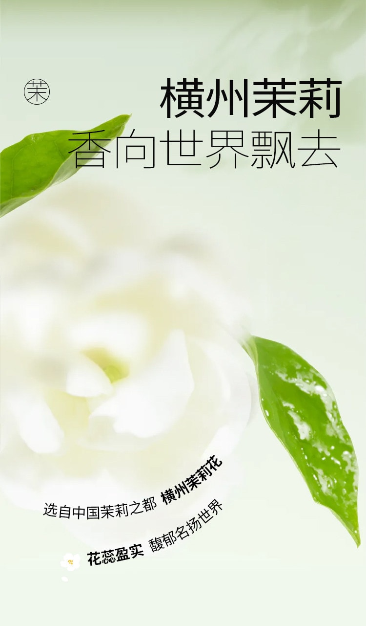 【中国直邮】 奈雪的茶 茉莉初雪茶  层层窨制 自然飘香 精选横州茉莉 办公室独立包装 2g*15袋/盒