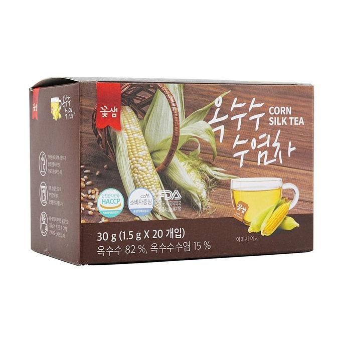韩国KOTSAM 玉米须茶 20包入 30g【排毒消水肿养生茶】