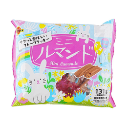 日本BOURBON波路梦 迷你巧克力奶油饼干 131g【复活节限定】