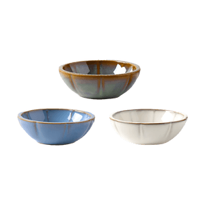 川島屋 日式窯變沾料碟 味碟 小菜碟 點心碟子 3個裝