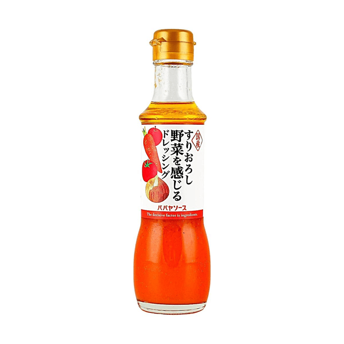 日本PAPAYA SAUCE 蔬菜沙拉酱 200ml【可用于沙拉三明治炸鸡凉拌料理等】