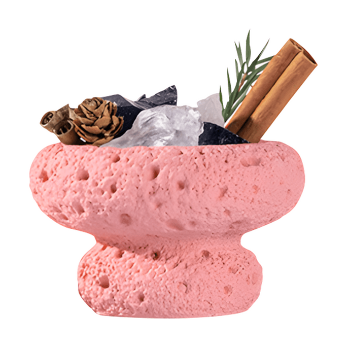 Four Seasons Leisure Courtyard Series Fragrance Stone Ornament - Gift Set - Premium Fragrance - Dreamy Rose Floral Scent