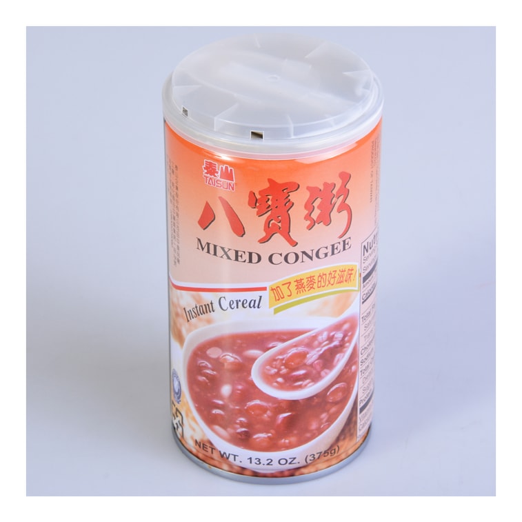 【单品不上架】台湾泰山 八宝粥 早餐谷物即食粥 375g【添加燕麦营养点心】 4