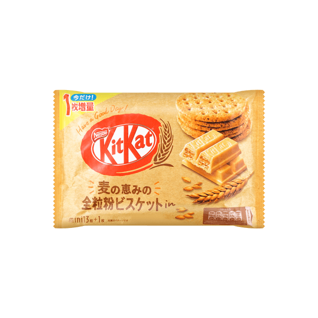 商品详情 - 【限定风味】日本KITKAT 燕麦巧克力威化 14枚入 - image  0