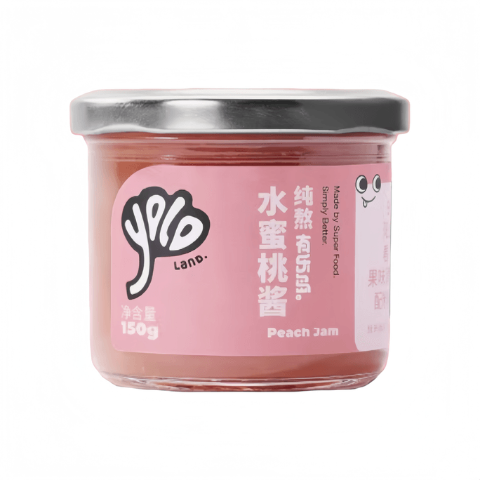 【中国直送】有黛桃ジャム 果肉90% 150g×1瓶