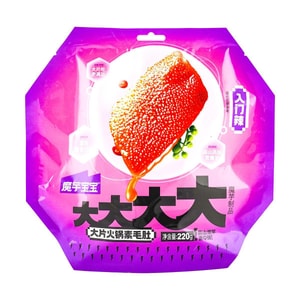 蒟蒻寶寶 大片火鍋素毛肚 入門辣 220g【富含膳食纖維】【Q彈脆爽】