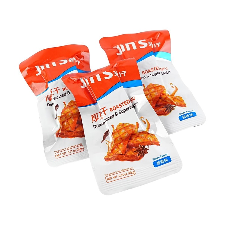 华文食品 劲仔厚豆干 酱香味 超值盒装 400g 湖南特产 8