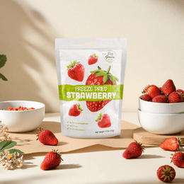 BIG GREEN Freeze Dried Strawberry 0.7 oz | Yami