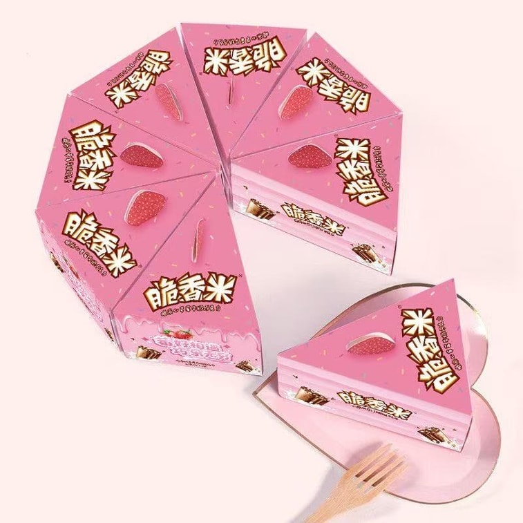 【中国直送】クリスピーライス バレンタインデー限定ギフトボックス「ベリー」グッドエンカウンター 11本入り×1箱 ストロベリーチョコレートクリスピーライススナックキャンディ 告白ギフト 新年パーティーのお土産 4