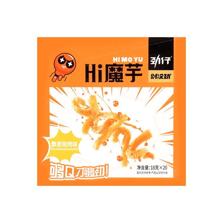 劲仔 Hi 魔芋 烧烤味 18g*20包 15