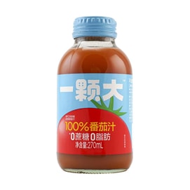 一颗大 100%NFC番茄汁 270ml【0蔗糖0脂肪0添加】【配料只有番茄】