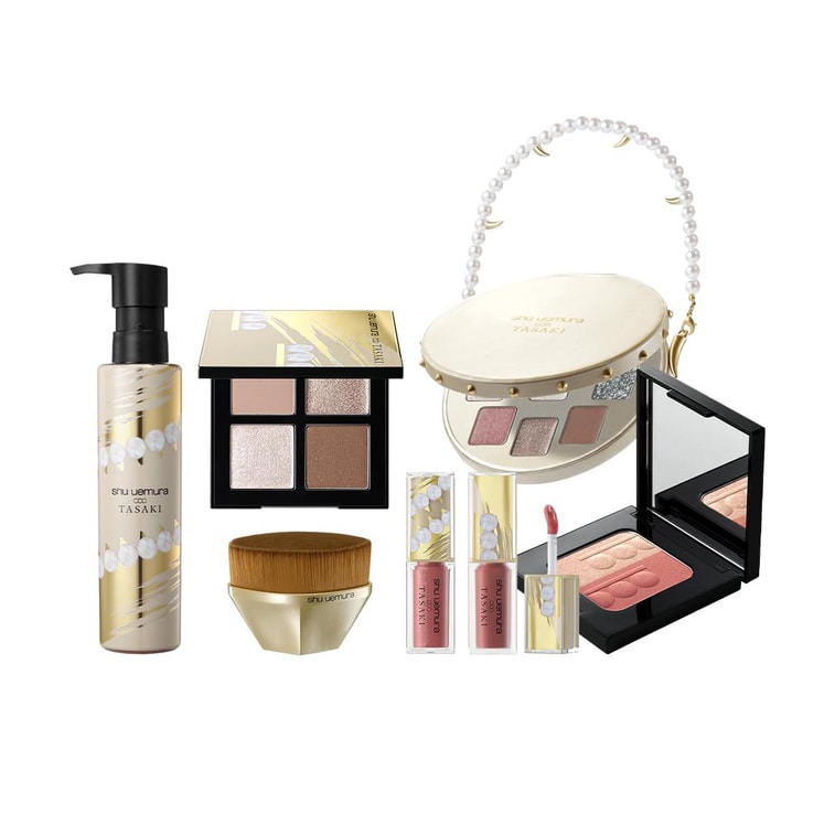 Makeup Set, Cleansing Oil+Eyeshadow Palette+No. 55 Brush  #1【Limited Edition TASAKI Luxury Collaboration】 10