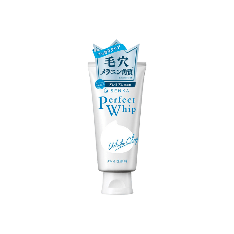 SENKA Perfect Whip F, Beauty Foam Facial Cleanser, 4.23 oz. #White Clay 11