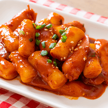 한국식 인스턴트 떡볶이 떡 크림 토마토 장미 맛 4.2oz