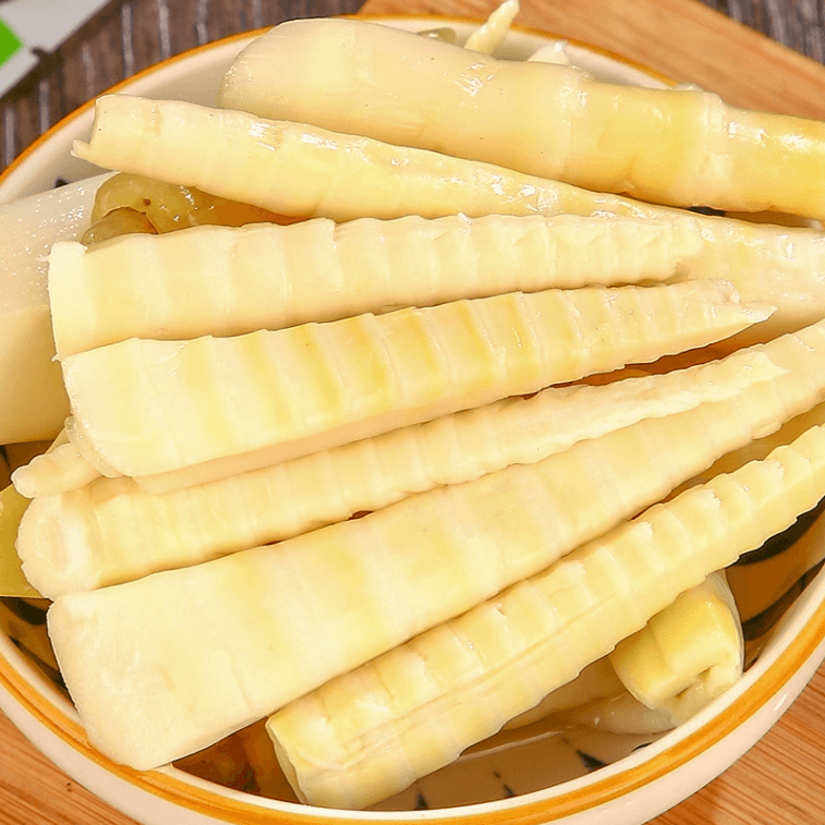 【中國直郵】 雲間 鄉人家泡山椒竹筍泡椒筍尖開袋即食酸辣筍片脆筍網紅零食小包裝 24g*1包 3