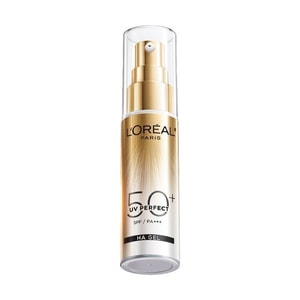 UV Pefect Broad UV Sunscreen, [H.A.]Gel, SPF50+·PA+++, 1.01 fl Oz. #Silver Type For Oily Skin, Makeup-Friendly Hydration
