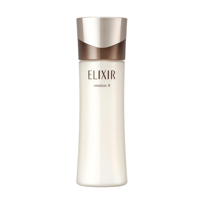 日本ELIXIR怡丽丝尔 黑金乳液 Ⅲ号乳液 丰润型 130ml 大干皮优选 熟龄肌 促胶原紧致淡纹抗皱