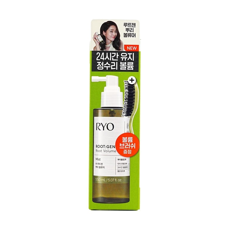 韓國RYO呂 Rootzen 髮根豐盈蓬鬆噴霧 控油清爽 持久蓬蓬感 150ml 贈造型梳 【限定套裝】 4