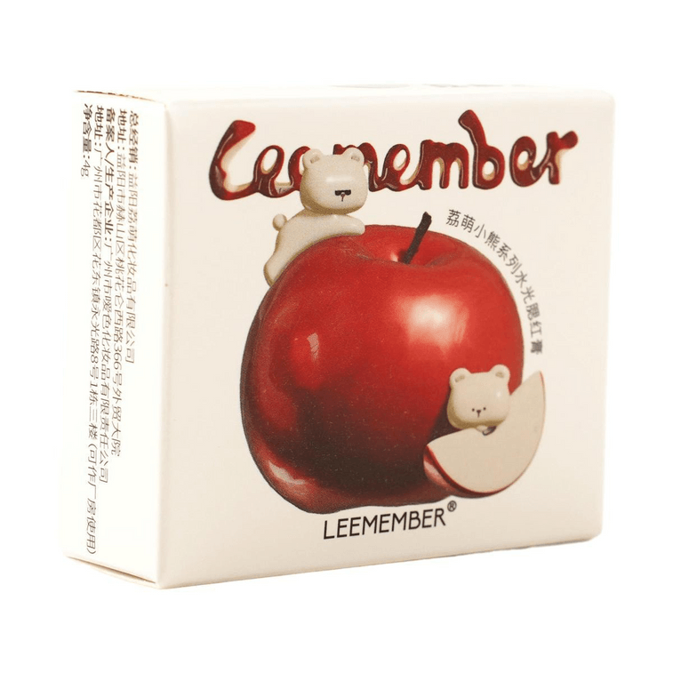 LEEMEMBER荔萌 小熊苹果系列 水光腮红膏多用膏 高光修容脸部提亮 清透好气色  #LG08 红富士 雪精灵【超正苹果红润】 8