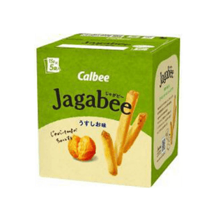 Calbee Jagabee Potato Sticks 75 g (15g x 5 pcs) Lightly salty