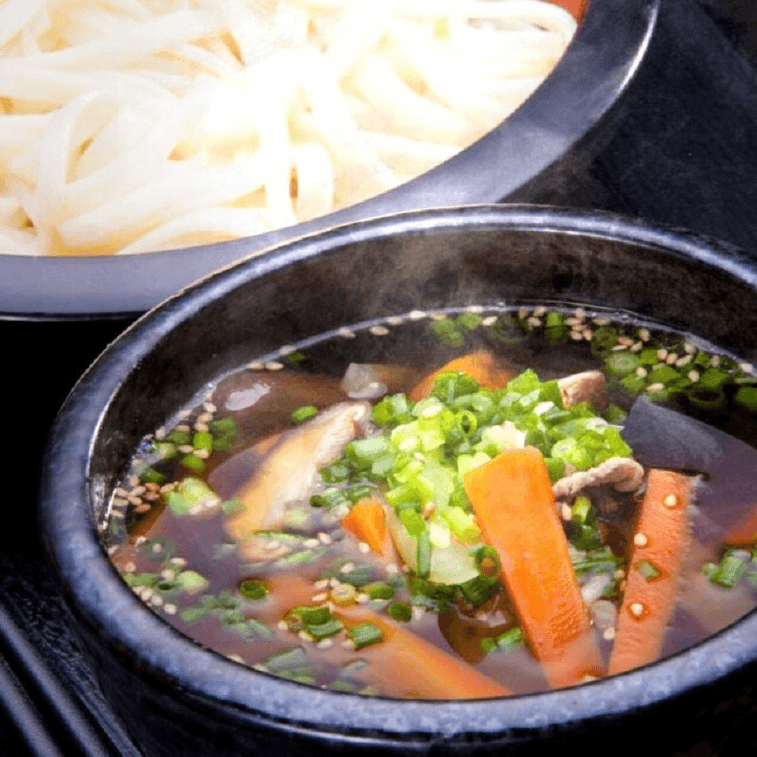 花山うどん 鬼ひも川 幅広面3人前 上州肉汁つゆ付き/日本人気ラーメン屋 5